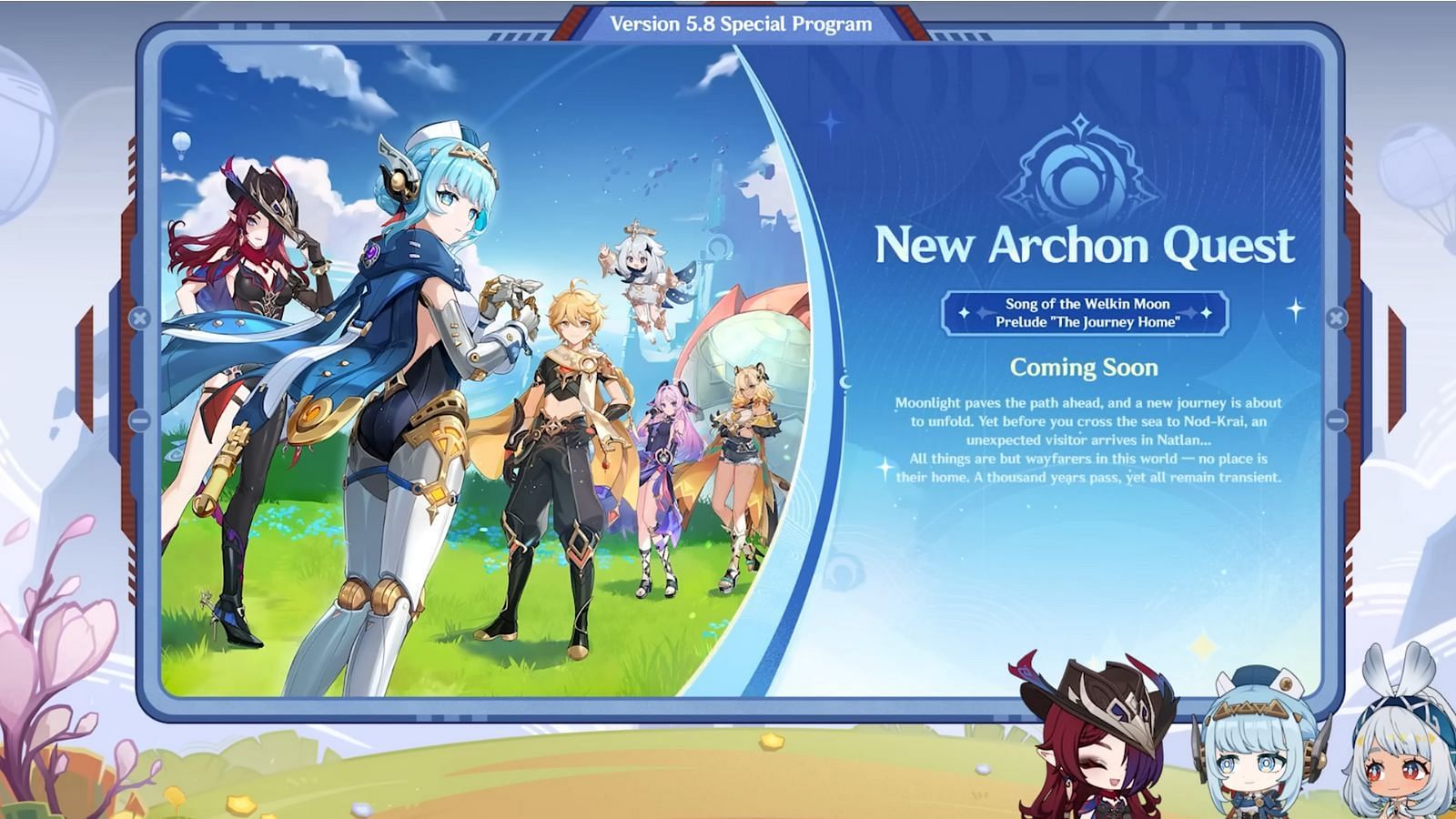 Ineffa won't have a Story Quest in version 5.8 (Image via HoYoverse)